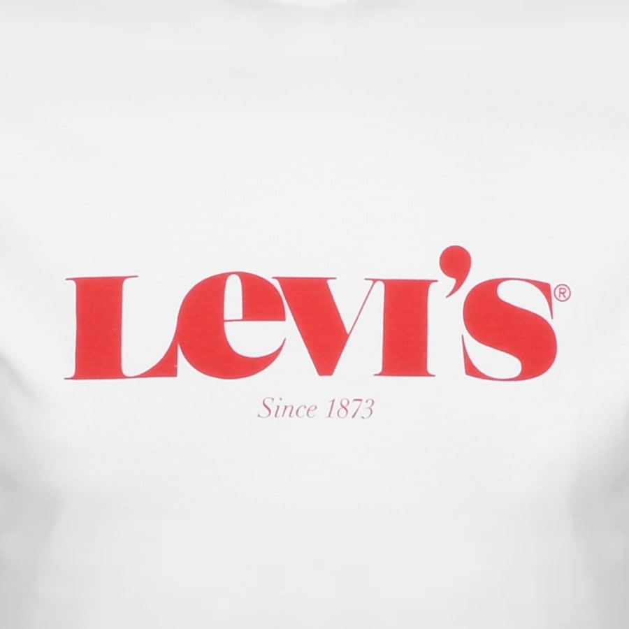 Alternative Image for ProductLevis Original Crew Neck Logo T Shirt White3